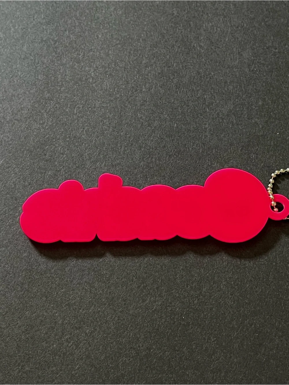Pink Custom Acrylic Bag Charm - Choose 1